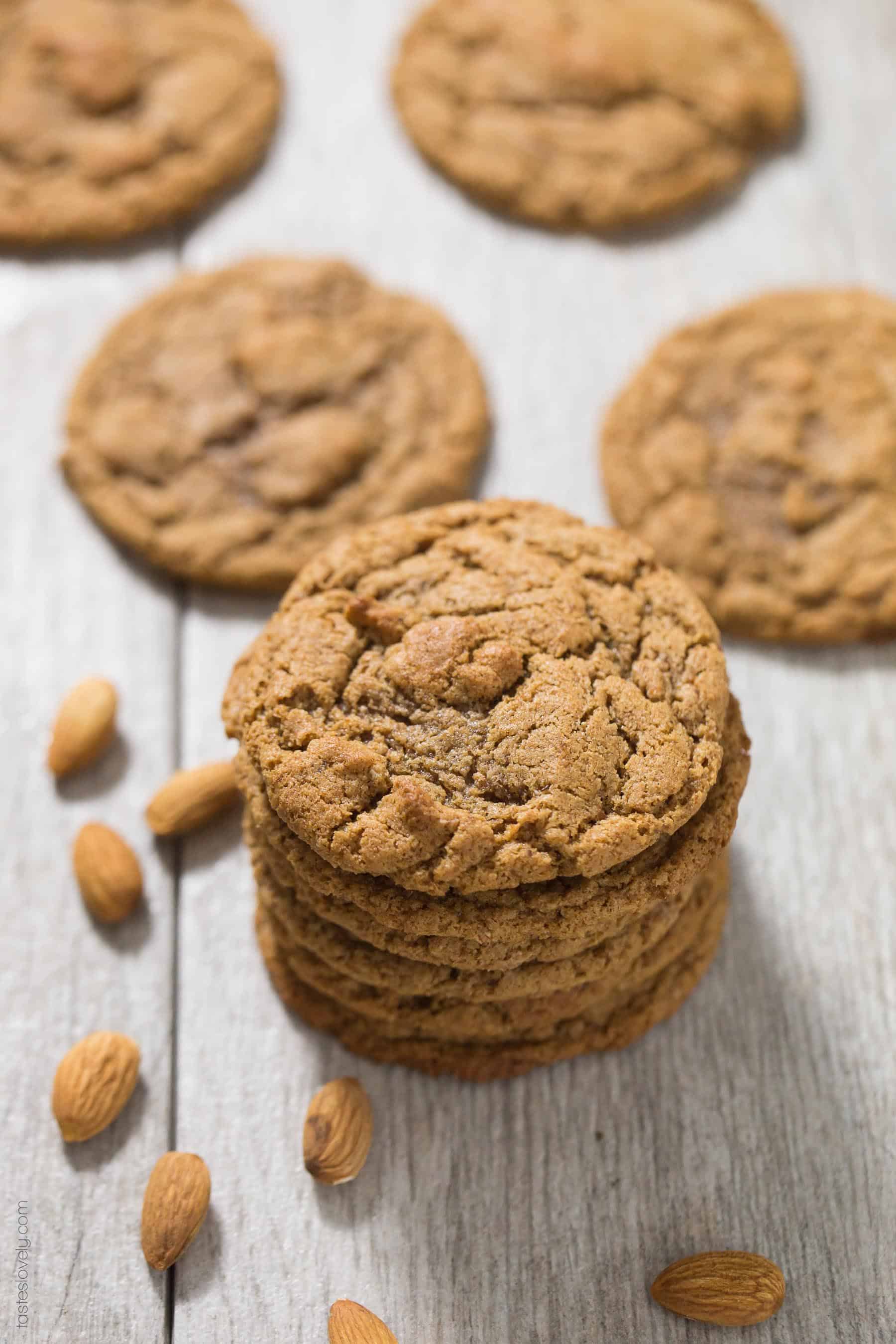 Paleo Almond Butter Cookies — Tastes Lovely