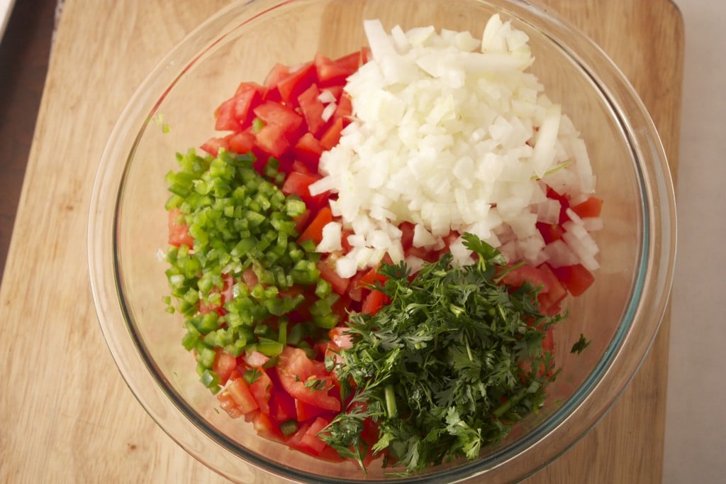 Pico de Gallo Ingredients, 2