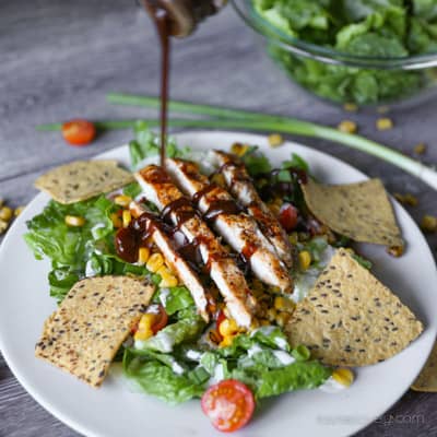 BBQ Chicken Chopped Salad | Tastes Lovely