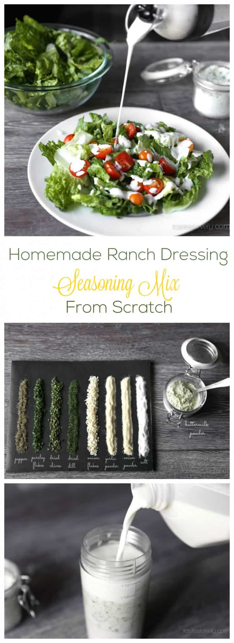 Homemade Ranch Dressing Mix from Scratch