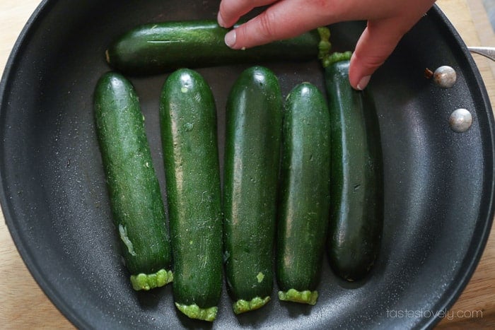 Sausage Stuffed Zucchini