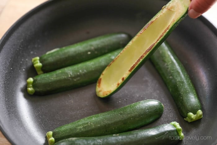 Sausage Stuffed Zucchini