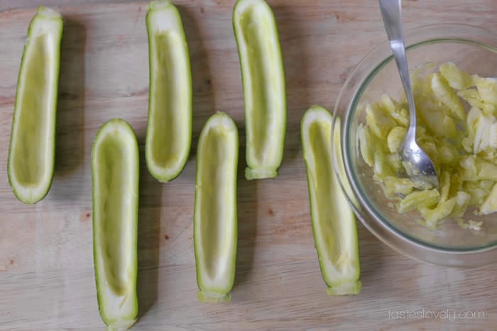 Sausage Stuffed Zucchini 5