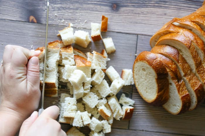 Garlic Parmesan Homemade Croutons