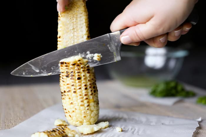 Mexican Charred Corn Salad | tasteslovely.com