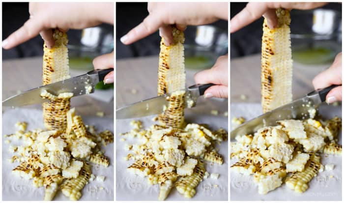 Mexican Charred Corn Salad | tasteslovely.com