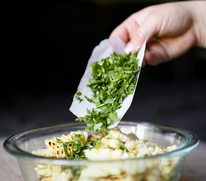 Mexican Charred Corn Salad | tasteslovely.com