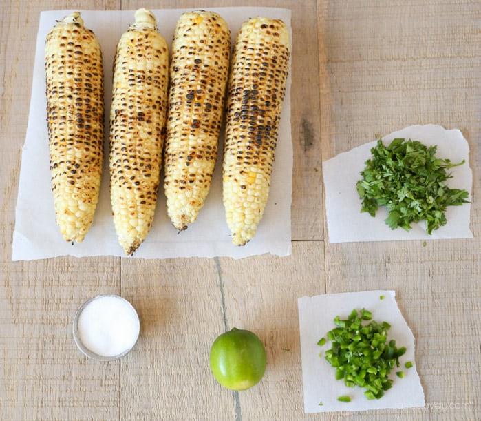 Mexican Charred Corn Salad | tasteslovely.com