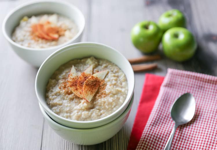 Cinnamon Apple Steel Cut Oatmeal