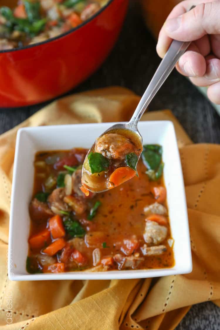 Italian Sausage and Vegetable Soup