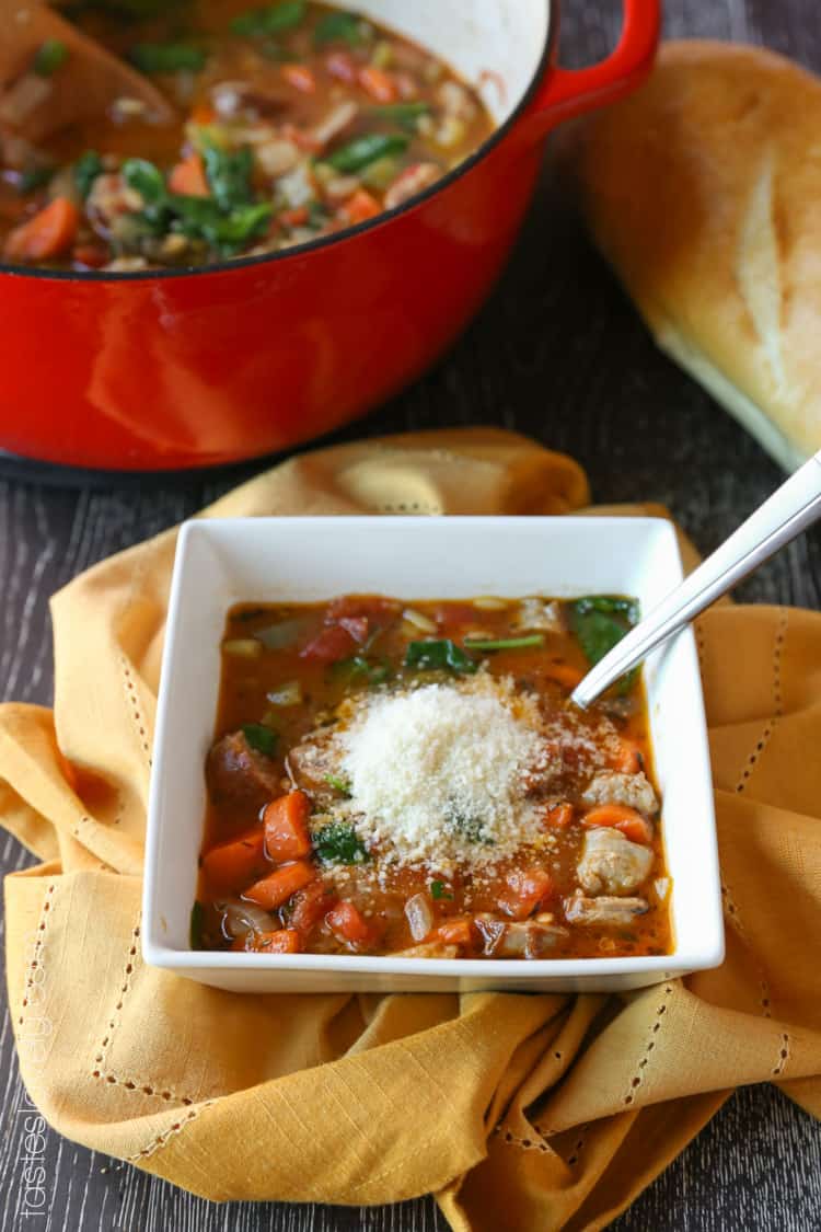 Italian Sausage and Vegetable Soup