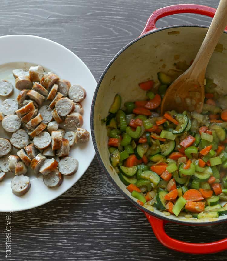 Italian Sausage and Vegetable Soup