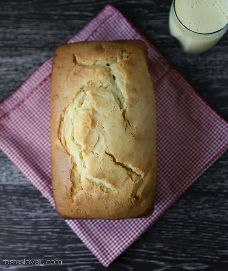 Holiday Eggnog Bread