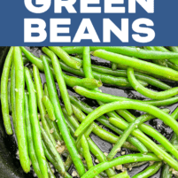 pinterest image for green bean recipe
