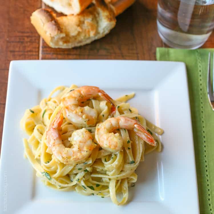 Lemon Shrimp Scampi Pasta