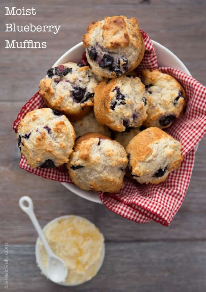 Moist Blueberry Muffins Tastes Lovely