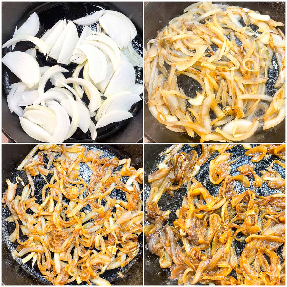 step by step instructions on how to make the perfect caramelized onions