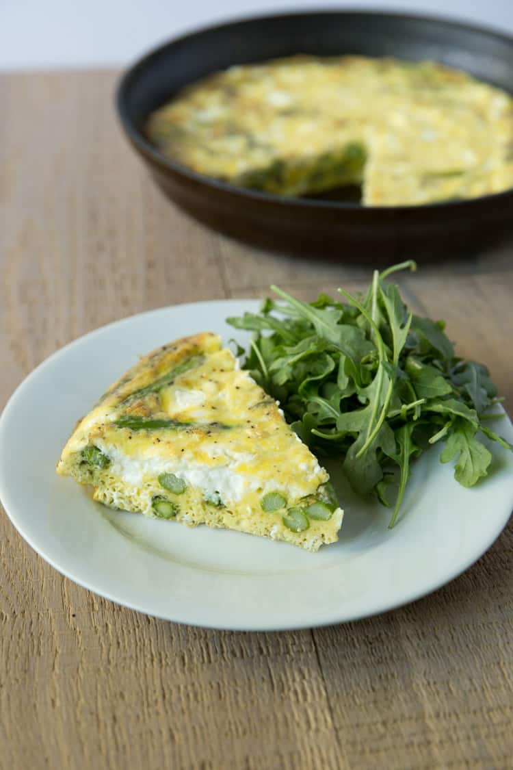 Asparagus and Goat Cheese Frittata