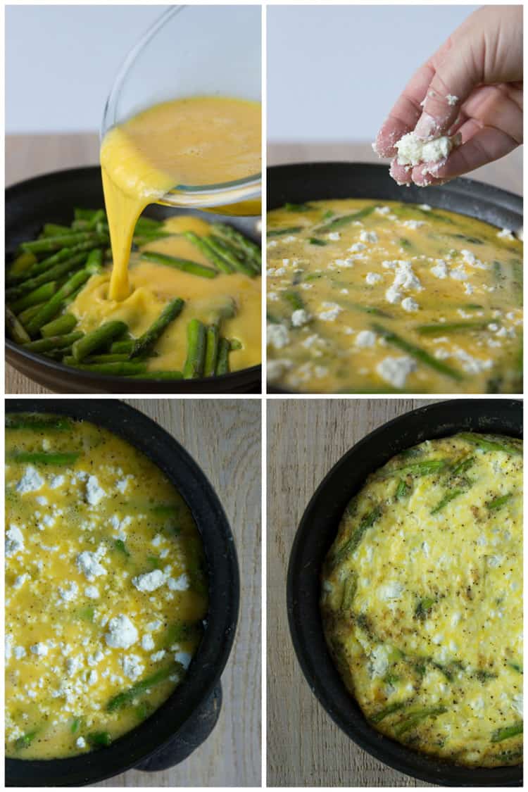 Asparagus and Goat Cheese Frittata