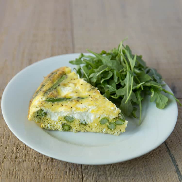 Asparagus and Goat Cheese Frittata