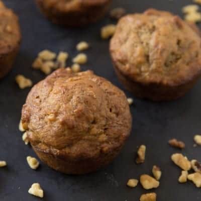 Banana nut muffins | tasteslovely.com