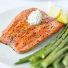 Pan Seared Salmon with Dill Butter-image