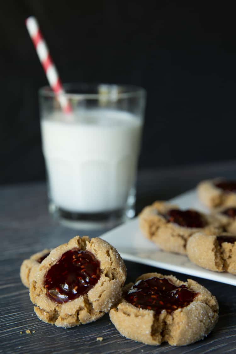 Peanut butter and jelly cookies