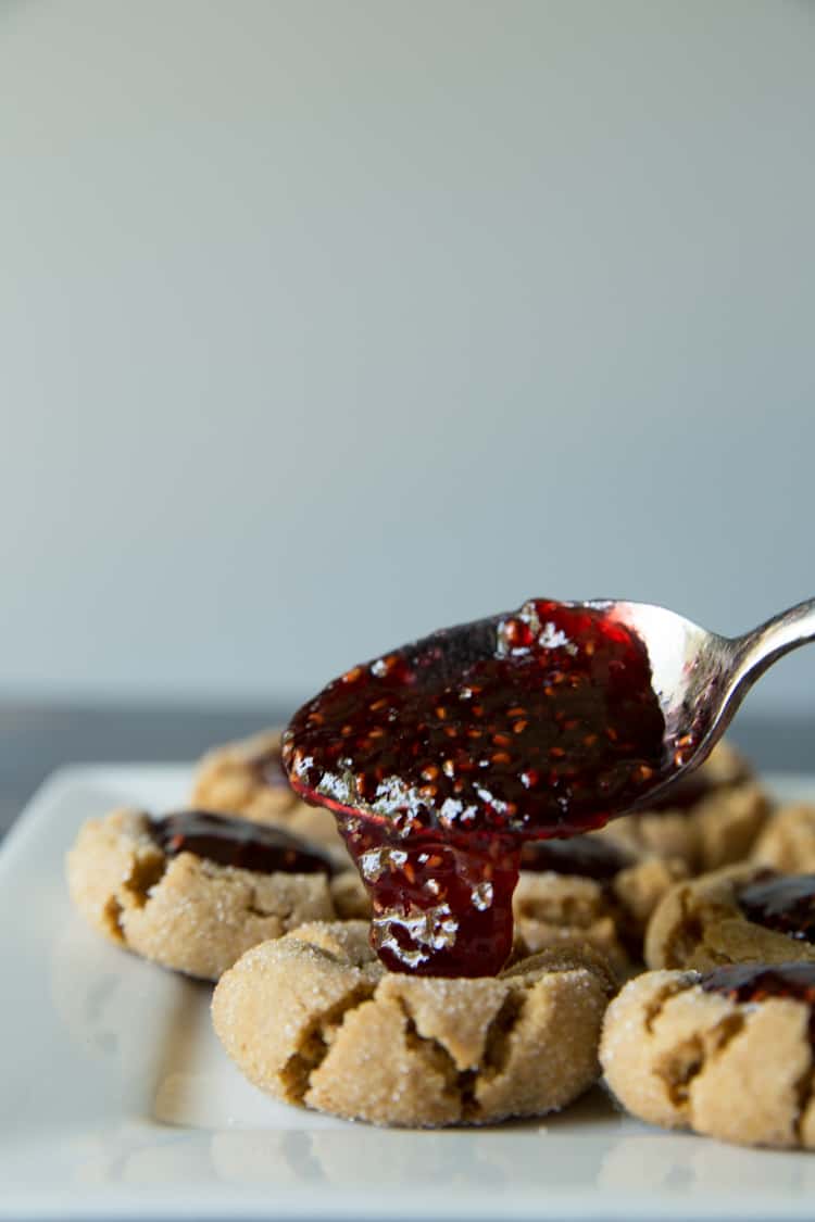 Peanut butter and jelly cookies