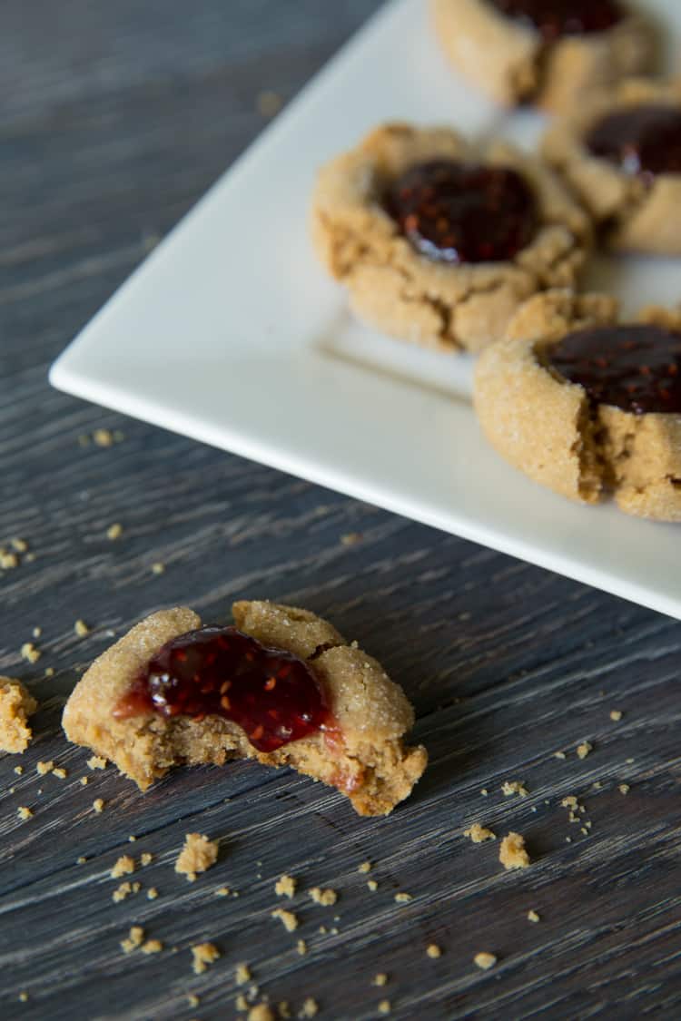 Peanut butter and jelly cookies