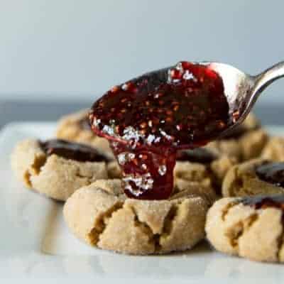 Peanut butter jelly cookies | tasteslovely.com
