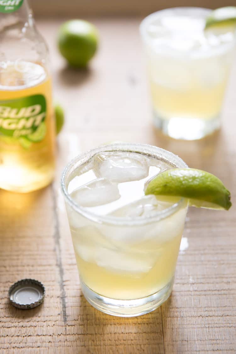 Beer Margaritas made with Bud Light Lime, one of the easiest and tastiest margaritas I've ever had!