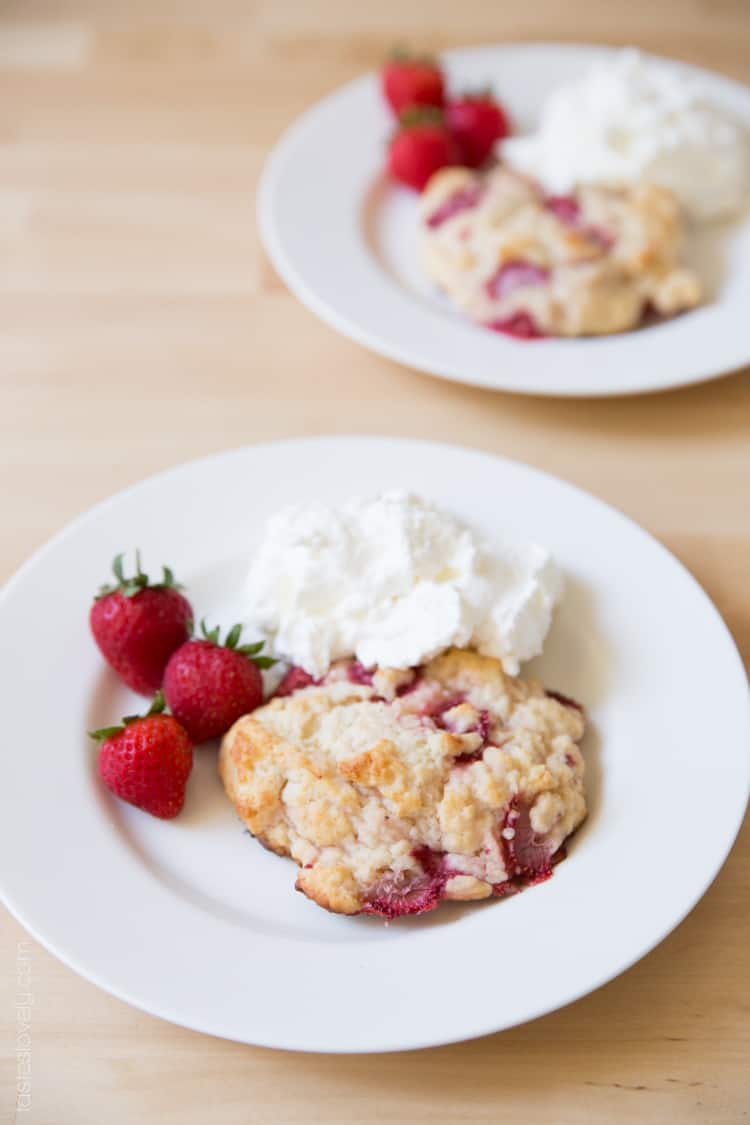 Buttermilk Strawberry Shortcake Biscuits