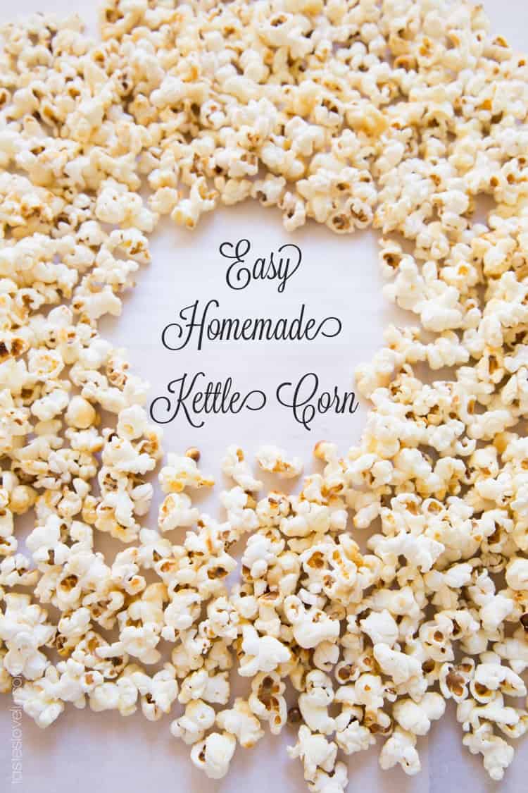 Easy Homemade Kettle Corn