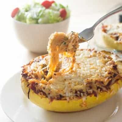 Spaghetti Squash Lasagna Boats | tasteslovely.com-2