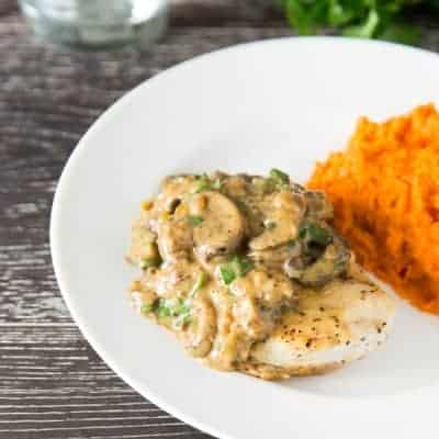 Chicken and Mushroom Fricassee | tasteslovely.com