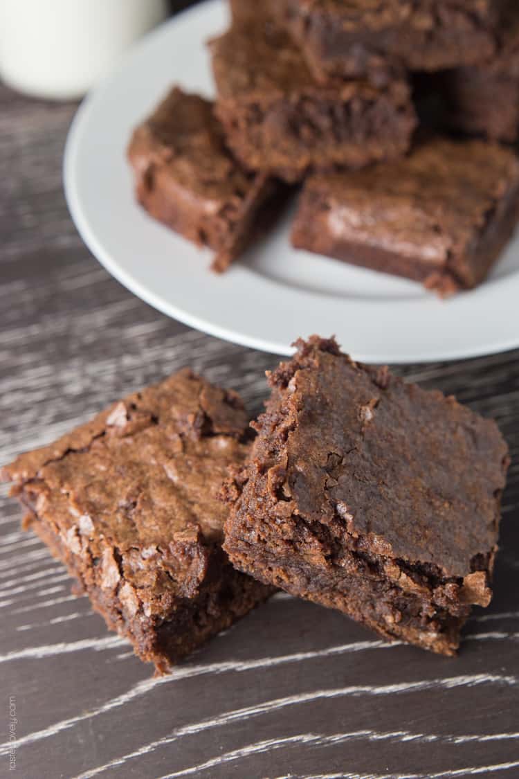 Homemade Fudgy Chewy Brownies-2