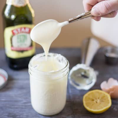 Easiest 3 Minute Homemade Mayonnaise | tasteslovely.com