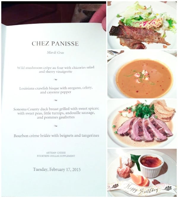 Chez Panisse Birthday Dinner