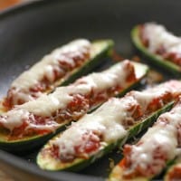 Sausage Stuffed Zucchini