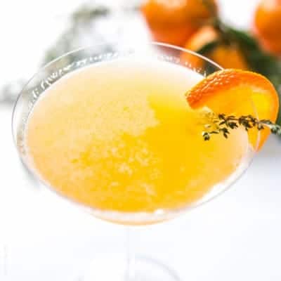 Tangerine & Thyme Martini | tasteslovely.com