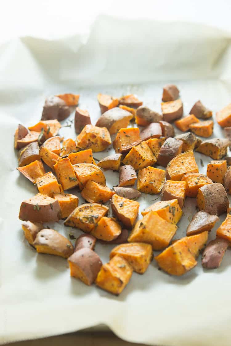 Rosemary Roasted Sweet Potatoes #paleo #whole30 #glutenfree #vegan-2