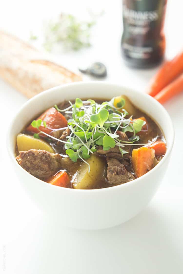 The BEST Slow Cooker Irish Guinness Beef Stew!