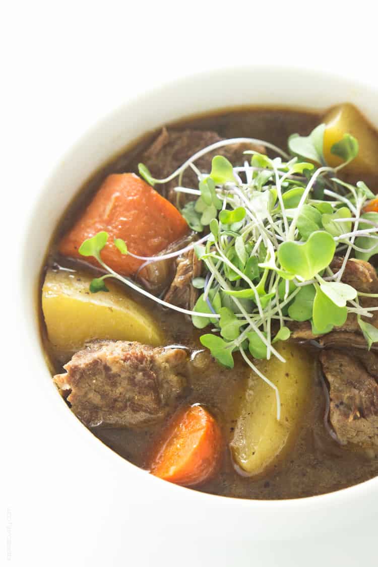 The BEST Slow Cooker Irish Guinness Beef Stew!