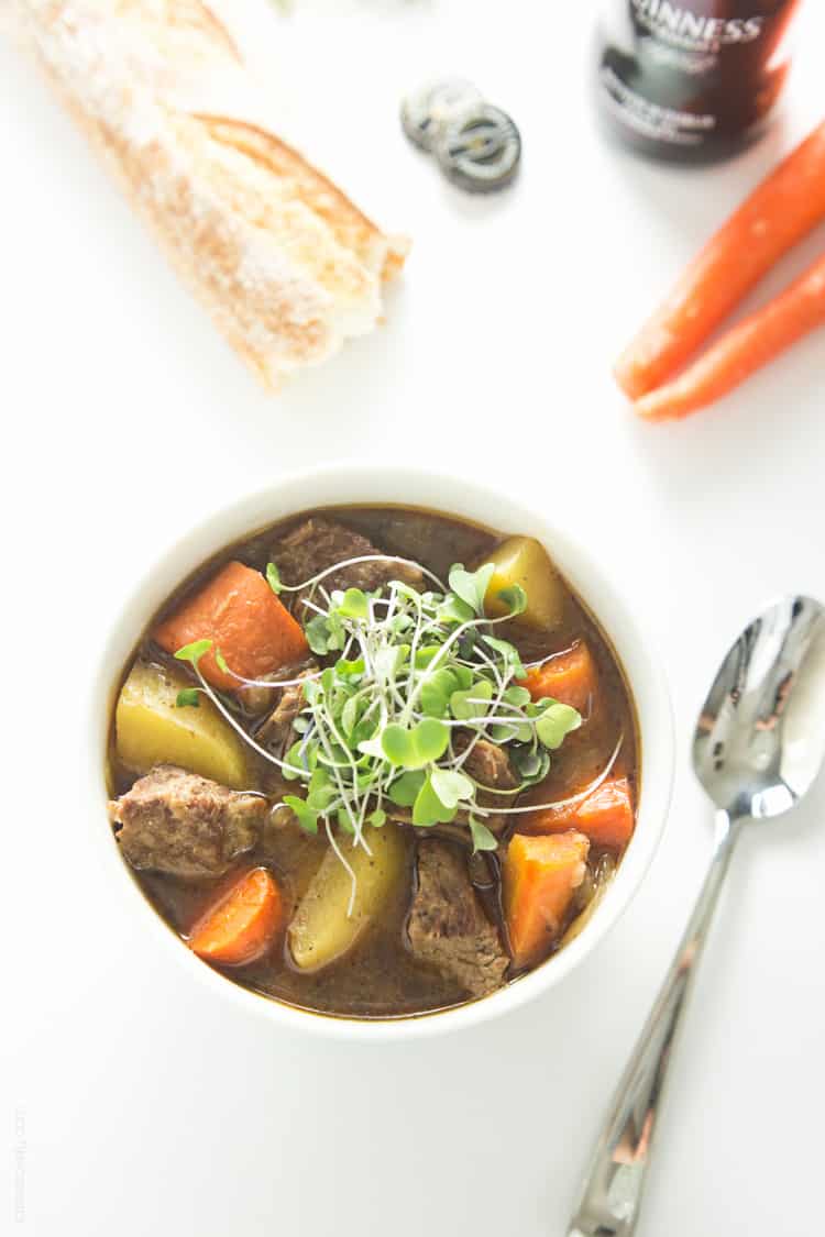 The BEST Slow Cooker Irish Guinness Beef Stew!