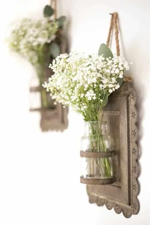 White and Green Flowers