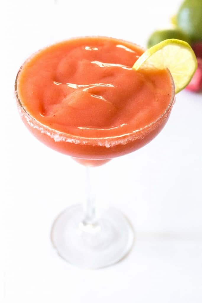 Blended Strawberry Mango Margarita
