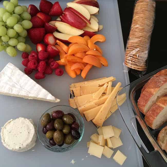 Cheese and Fruit Board