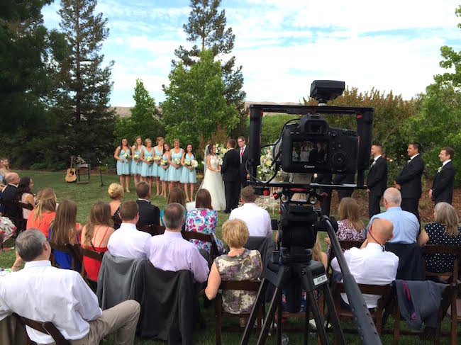 My View of Filming Weddings