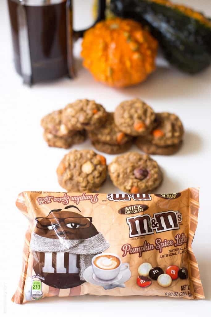 Pumpkin Oatmeal Muffin Top Cookies