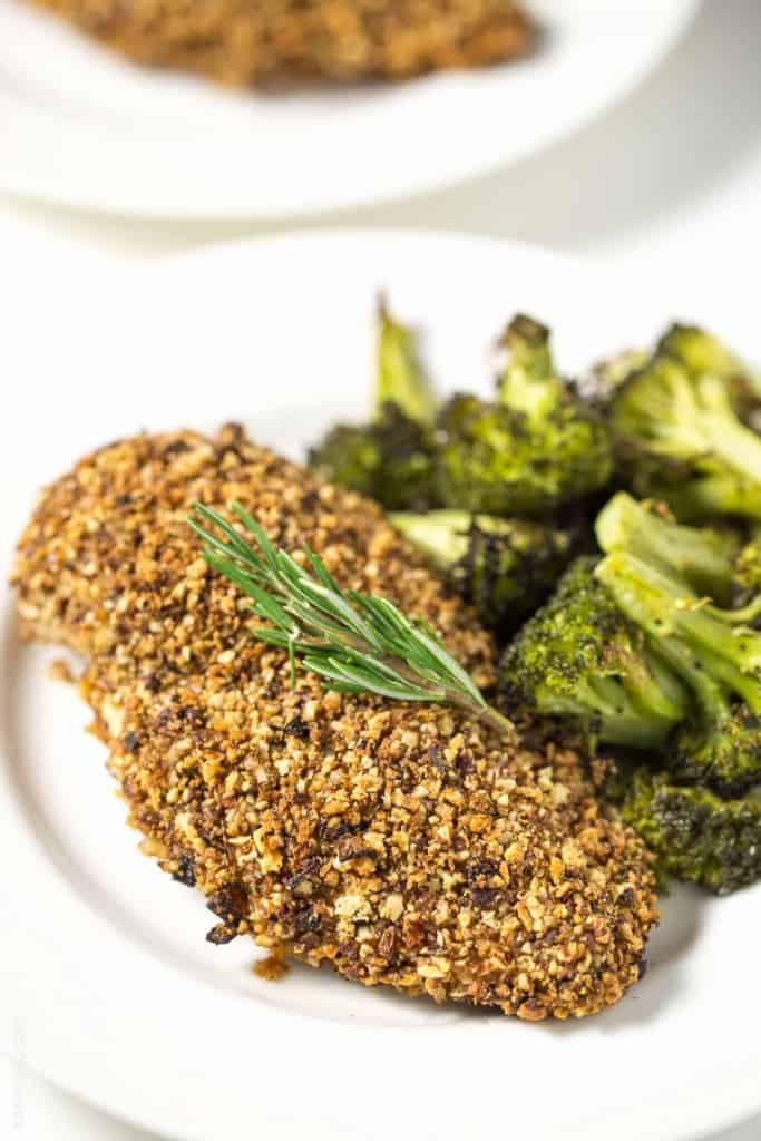 Rosemary Almond Crusted Chicken